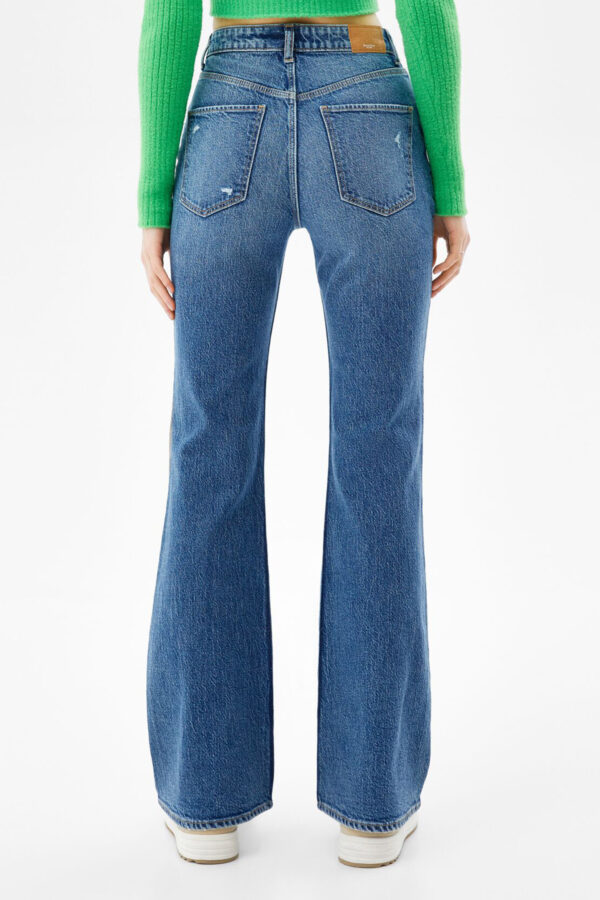 Ripped Flared Vintage Jeans - Image 3